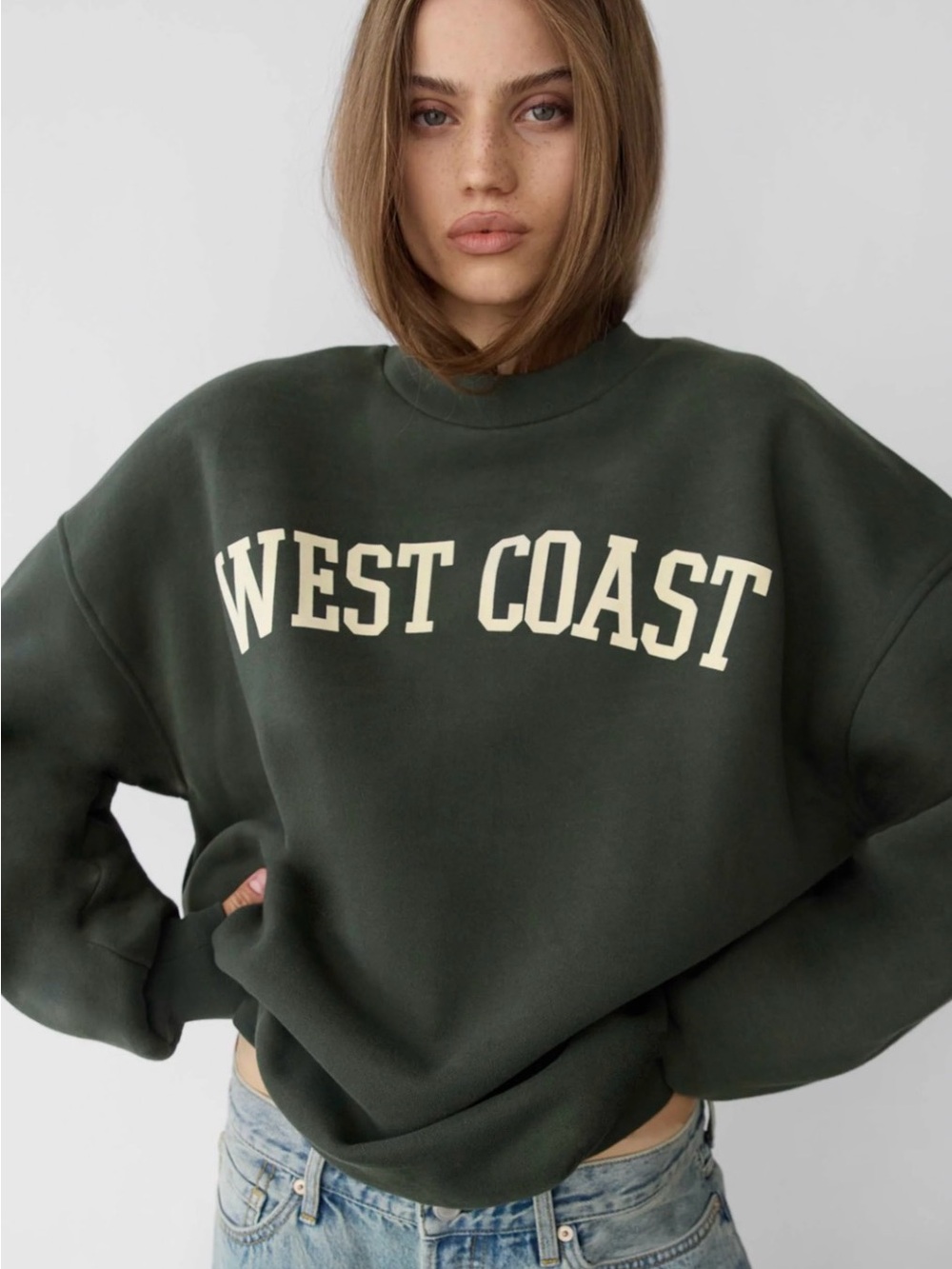 Oak + Fort  Graphic Crewneck Sweatshirt